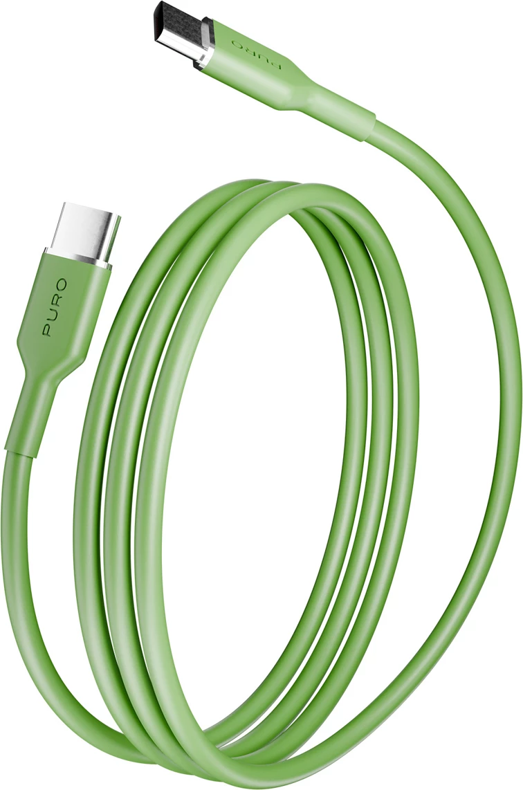 Kabllo USB-C në USB-C Puro ICON 1.5 m, e gjelbër