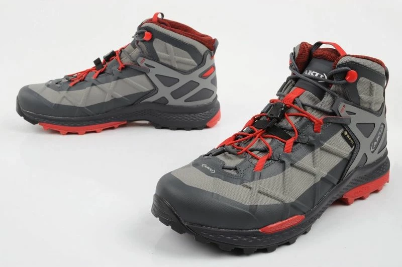 Çizme hiking për meshkuj Aku, gri të kuqe [Madhësia: 41.5]
