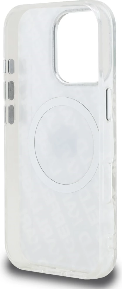 Mbështjellës Karl Lagerfeld IML Karl Head Logo MagSafe për iPhone 16 Pro, hardcase TPU/PC, gri, në kuti