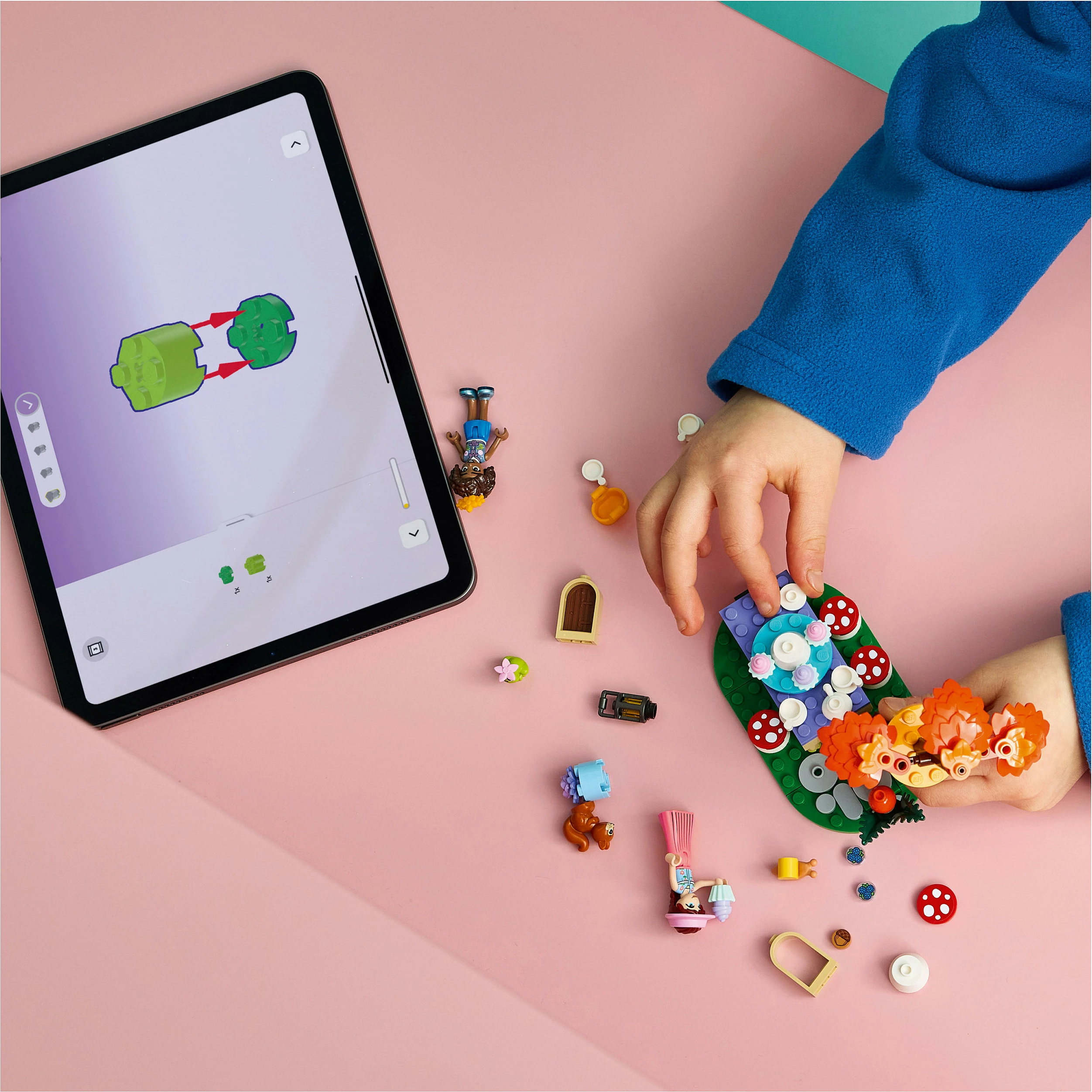 Set ndërtimi LEGO Friends 42690 Tea Party në Pyll, 116 pjesë, 6+ vjet, multikolor