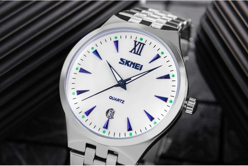 Orë dore për meshkuj Skmei, argjendi