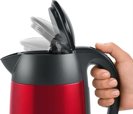 zierëse uji elektrike, Bosch, TWK3P424, 1.7 L, e kuqe