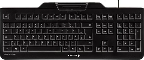 Tastierë Cherry KC 1000 SC, Full-size, USB, QWERTZ, E zezë