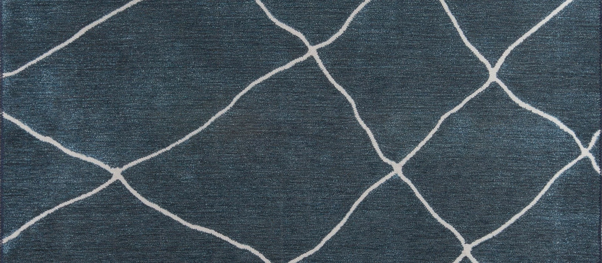 Qilim Conceptum Hypnose, Funk Chenille, ngjyrë kaltër e errët, 210x310cm