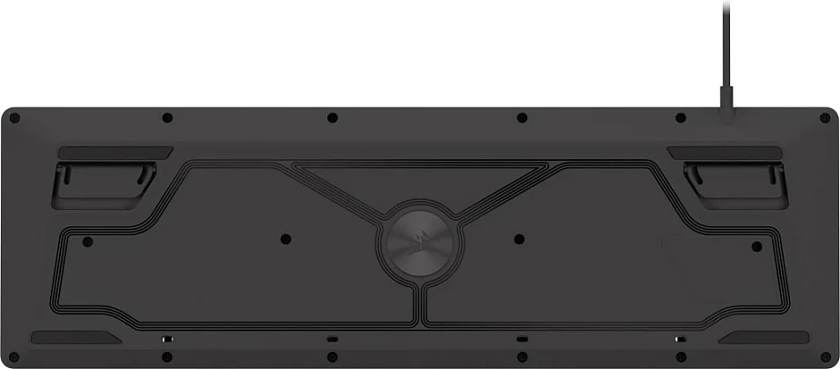 Tastierë gaming Corsair K55 Core RGB, membrane, ndriçim RGB 10 zona, e zezë