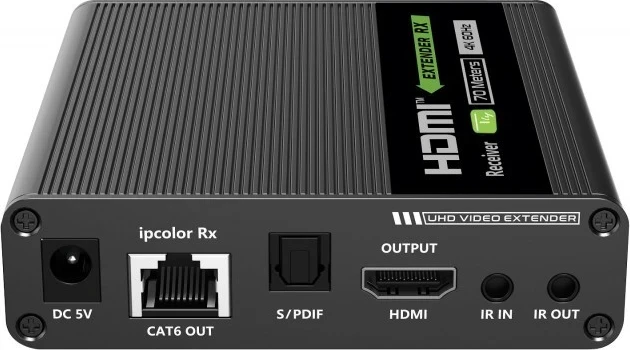 Pajisje zgjatëse HDMI 4K Techly, e zezë