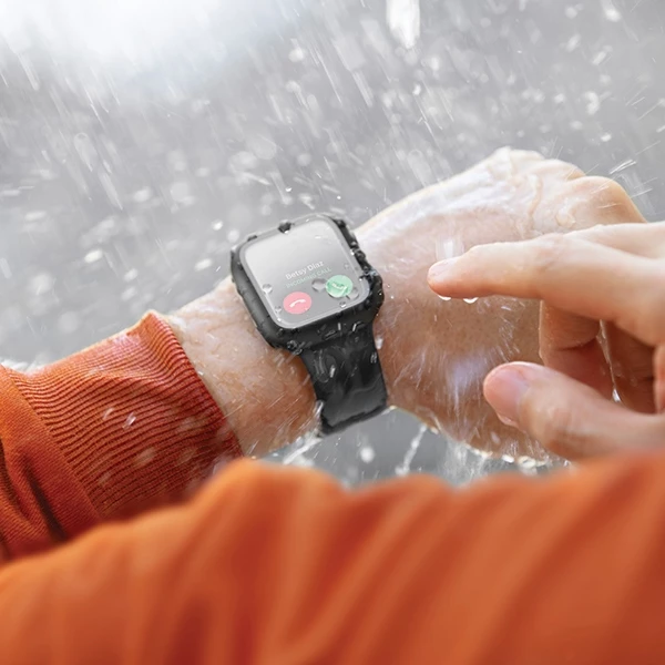 Mbështjellës UNIQ Nautic për Apple Watch Series 7/8/9, 41mm, Transparent