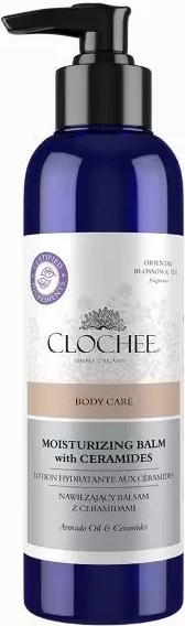 Balsam trupi për femra Clochee Simply Organic Moisturizing Body Balm me ceramide Oriental Blossom & Tea, 250ml