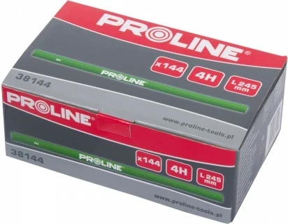 Laps për muraturë Proline 38144 245 mm 4H, jeshile, paketim 144 copë