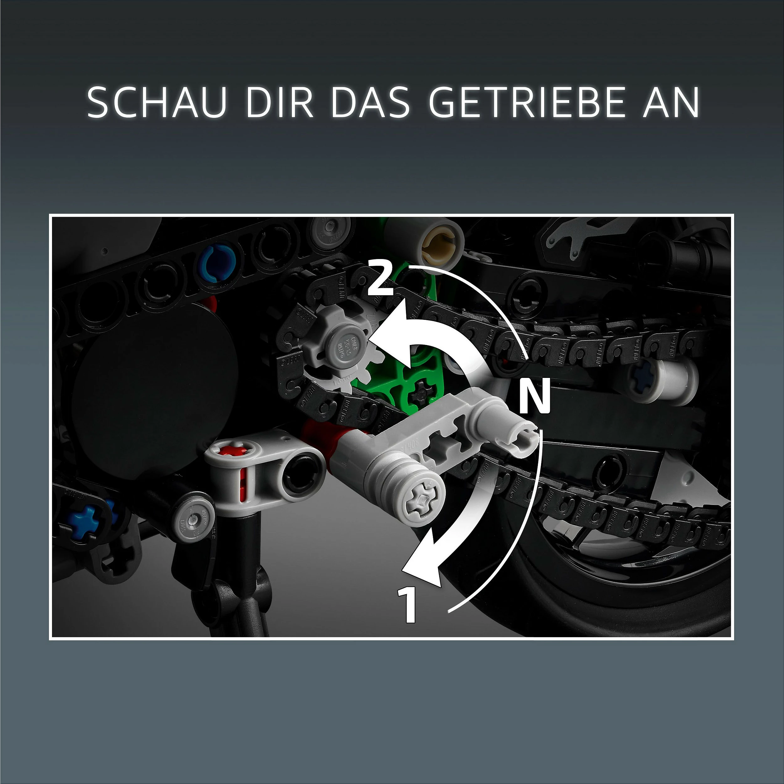 Set ndërtimi LEGO Technic Kawasaki Ninja H2R, 643 pjesë, shumëngjyrësh