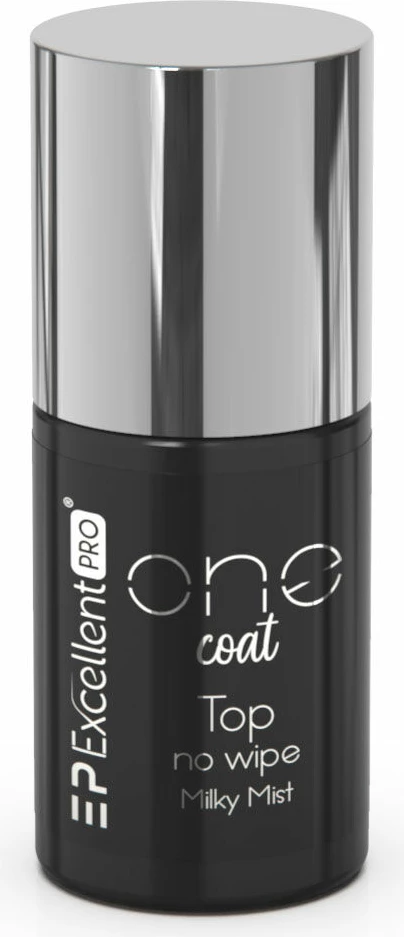Llak për thonj Excellent PRO One Coat Top No Wipe Milky Mist për femra, 7g