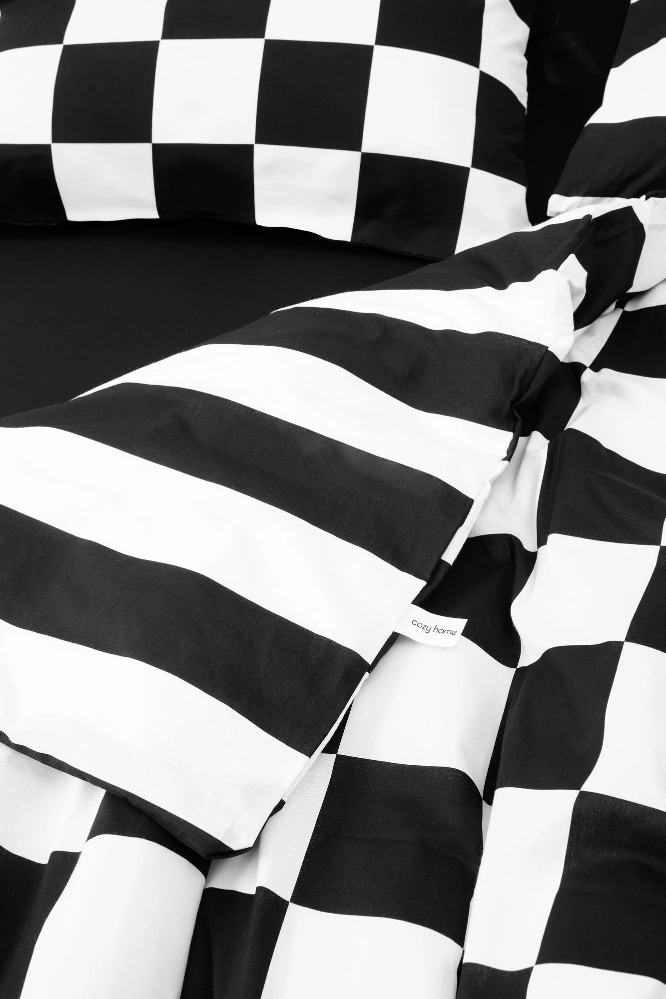 Set mbulesë për jorgan njëpersonësh, ngjyrë e zezë, L'Essentiel Linge de Maison