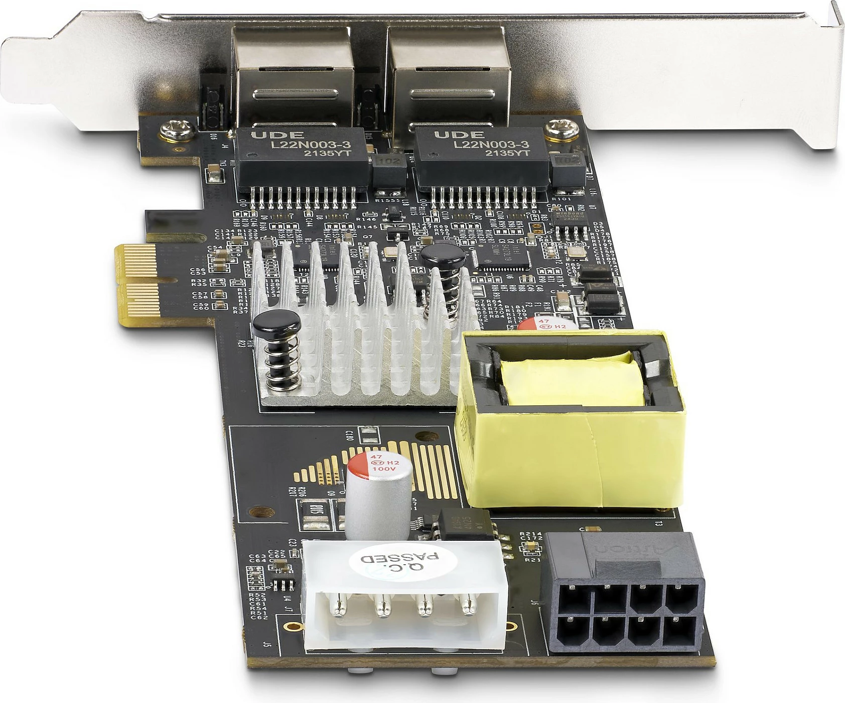 Kartelë rrjeti PCIe StarTech 2-Port 2.5GbE PoE+, Intel I225-V