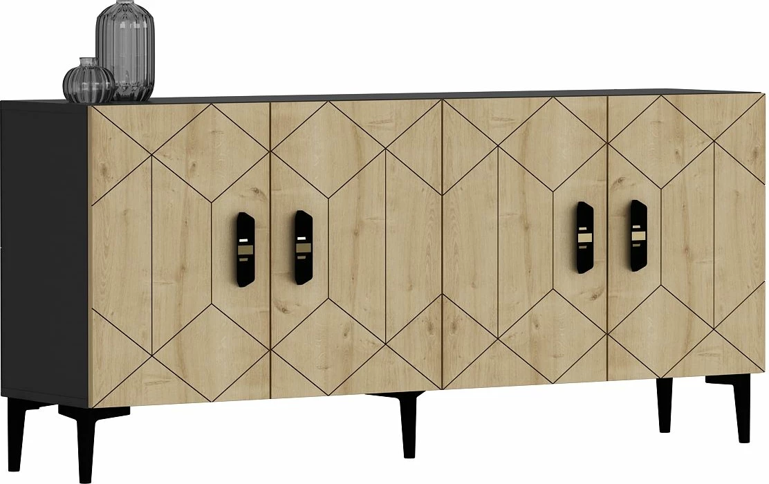 Konsol Skye Decor, Cross KB150, antracit, lisi safir