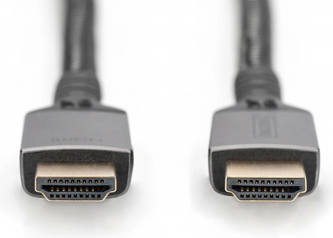 Kabllo HDMI Digitus DB-330200-020-S Ultra High Speed 2m, 8K, E zezë/Gri