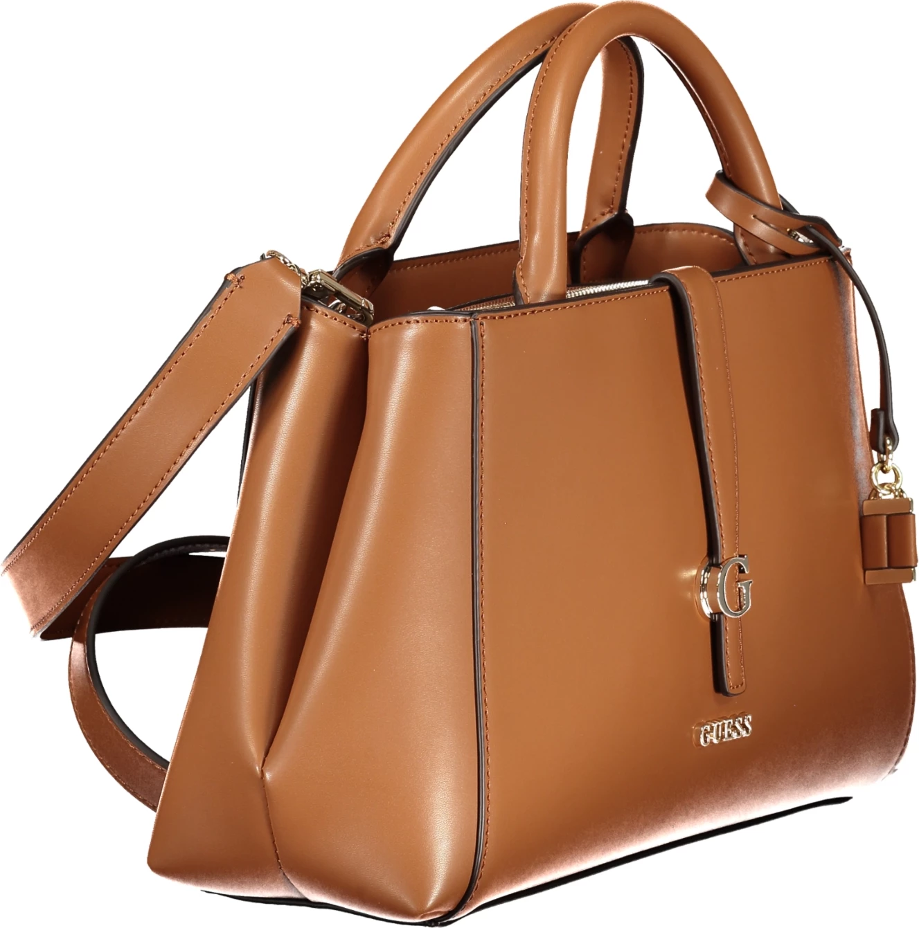 Çantë për femra GUESS JEANS Carrie Bag, kafe