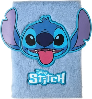 Fletore A5 Pyramid International Lilo & Stitch "You're My Fave", kapak plush, faqe me vija, kaltër e çelët
