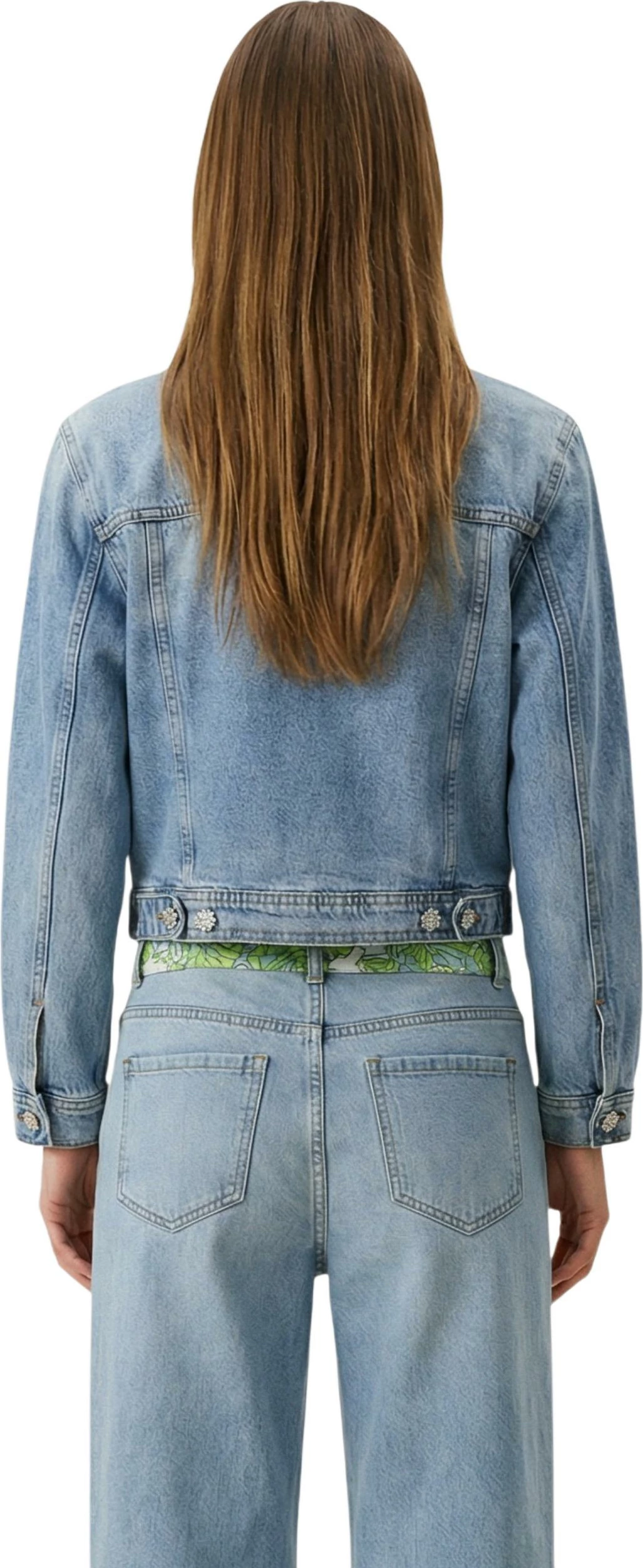 Jakne bomber për femra I am SLE5GB025303D, denim e çelët [Madhësia: S]