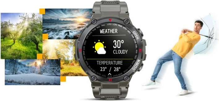 Smartwatch Giewont, gri