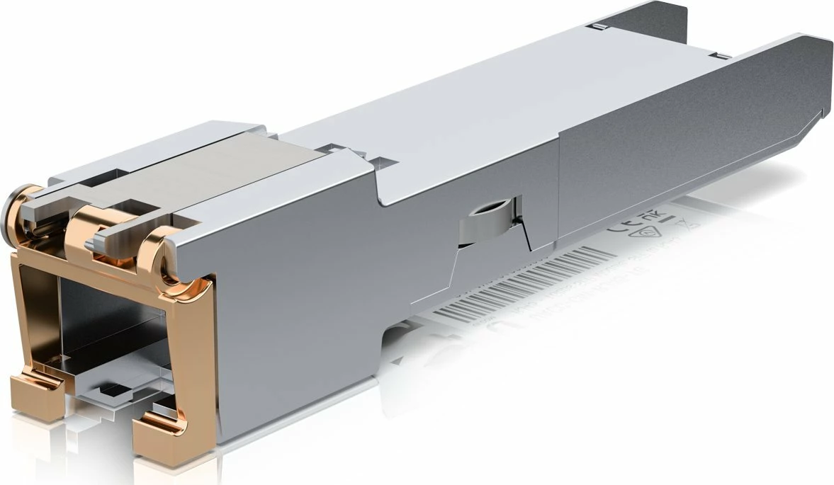 Modul transceiver SFP Ubiquiti UACC-CM-RJ45-1G 1Gbps RJ-45, gri/argjendtë, 1 copë