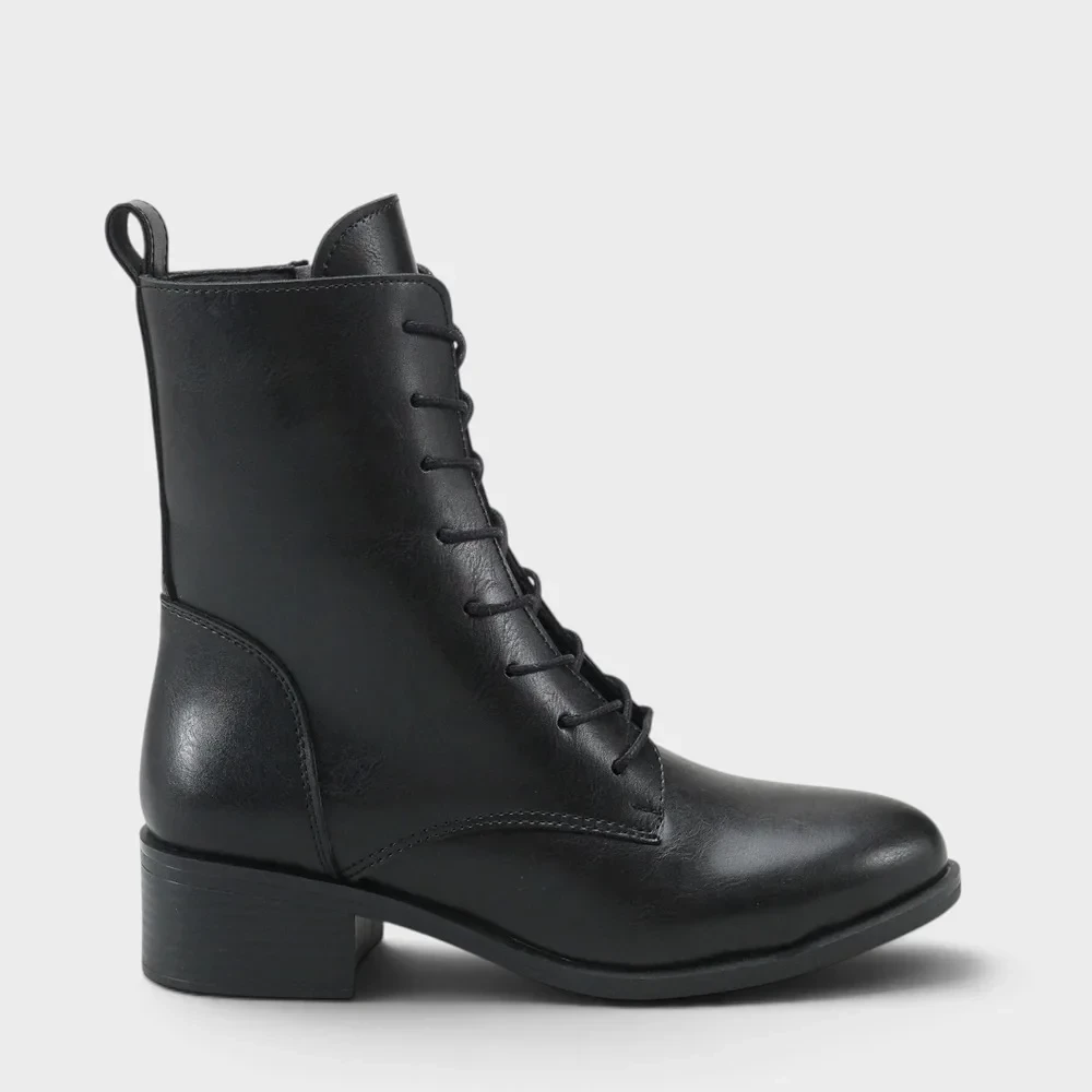 Arden Black Leather