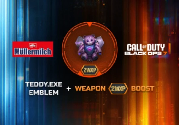 Call of Duty: Black Ops 7 - Teddy.Exe Emblem + 1 Hour Double Weapon XP DLC EN Global