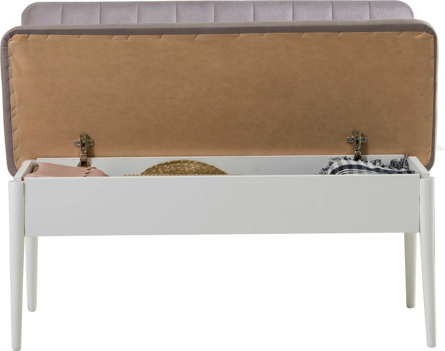 Set tavoline me karrige për ngrënie, e zgjatshme, Hanah Home, Vina e bardhë, Soho gri, 5 pjesë