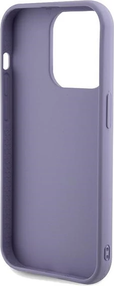 Mbështjellës Guess Sequin Script Metal për iPhone 13 Pro Max, vjollcë