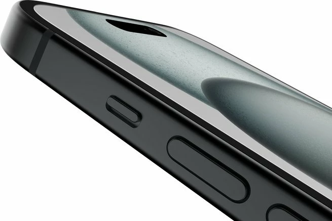 Xham mbrojtës ekrani Belkin ScreenForce UltraGlass për iPhone 15/14 Pro, xham i kalitur, transparent, 1 copë