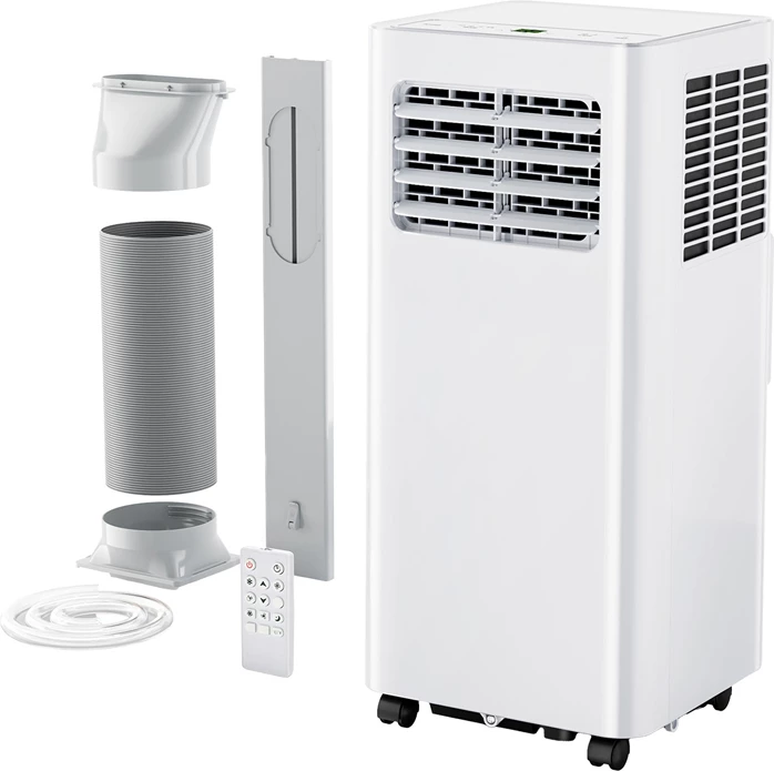 Kondicioner portativ Euhomy PAC003-7KWH 7000 BTU 3-në-1, i bardhë, set me kit dritare