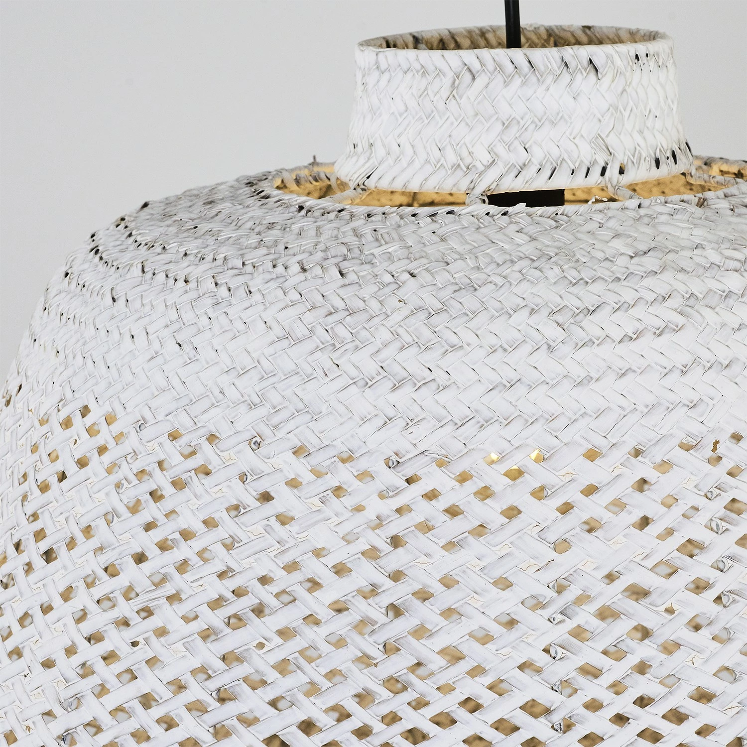 Llambë tavani Opviq, ratan, trup plastik, e bardhë, 50x120cm, 4461-13-01
