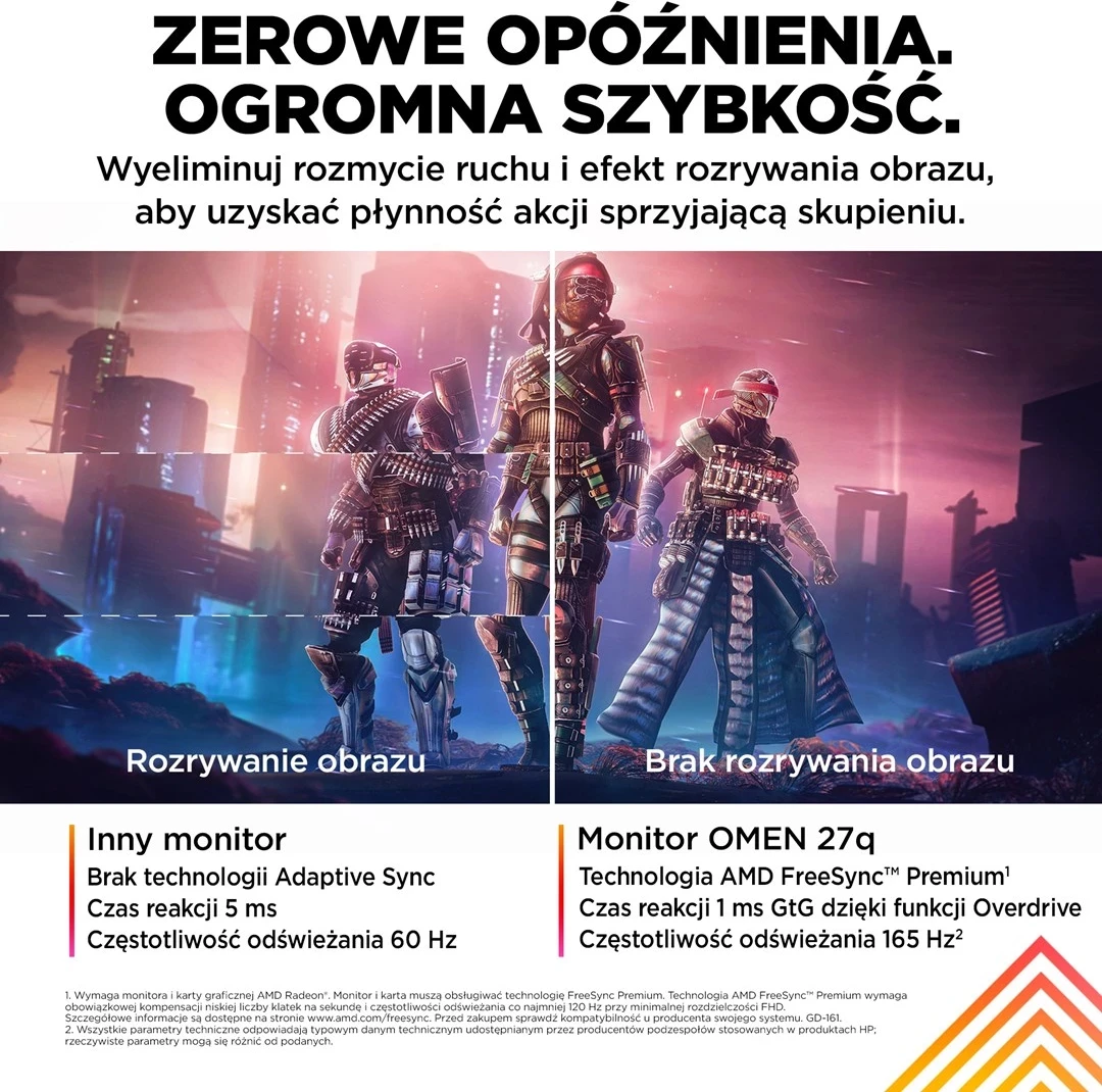 Monitor HP OMEN, 27", QHD, 165Hz, i zi             