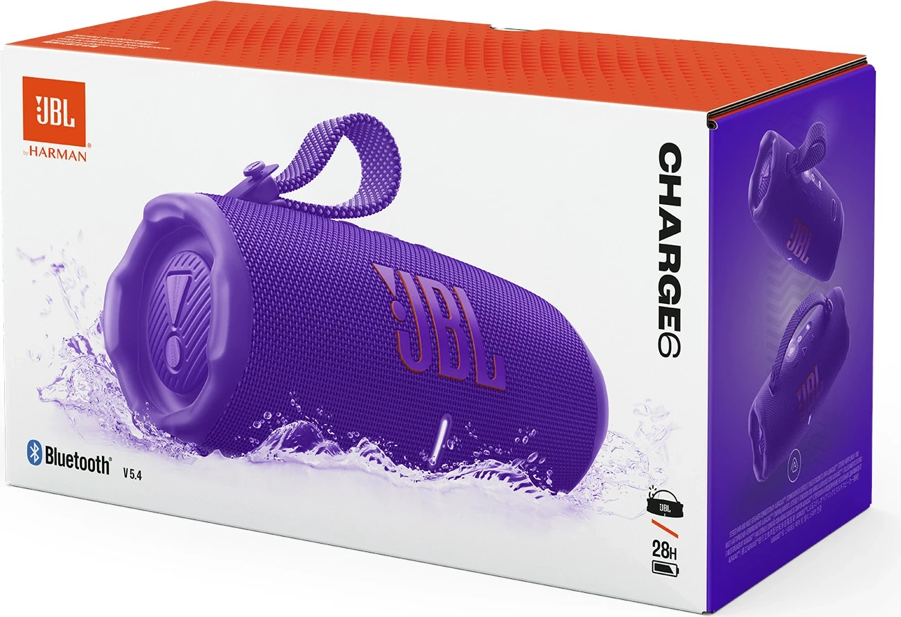 Altoparlant JBL Charge 6 Bluetooth portativ, IP67, bateri deri 20 orë, powerbank, vjollcë