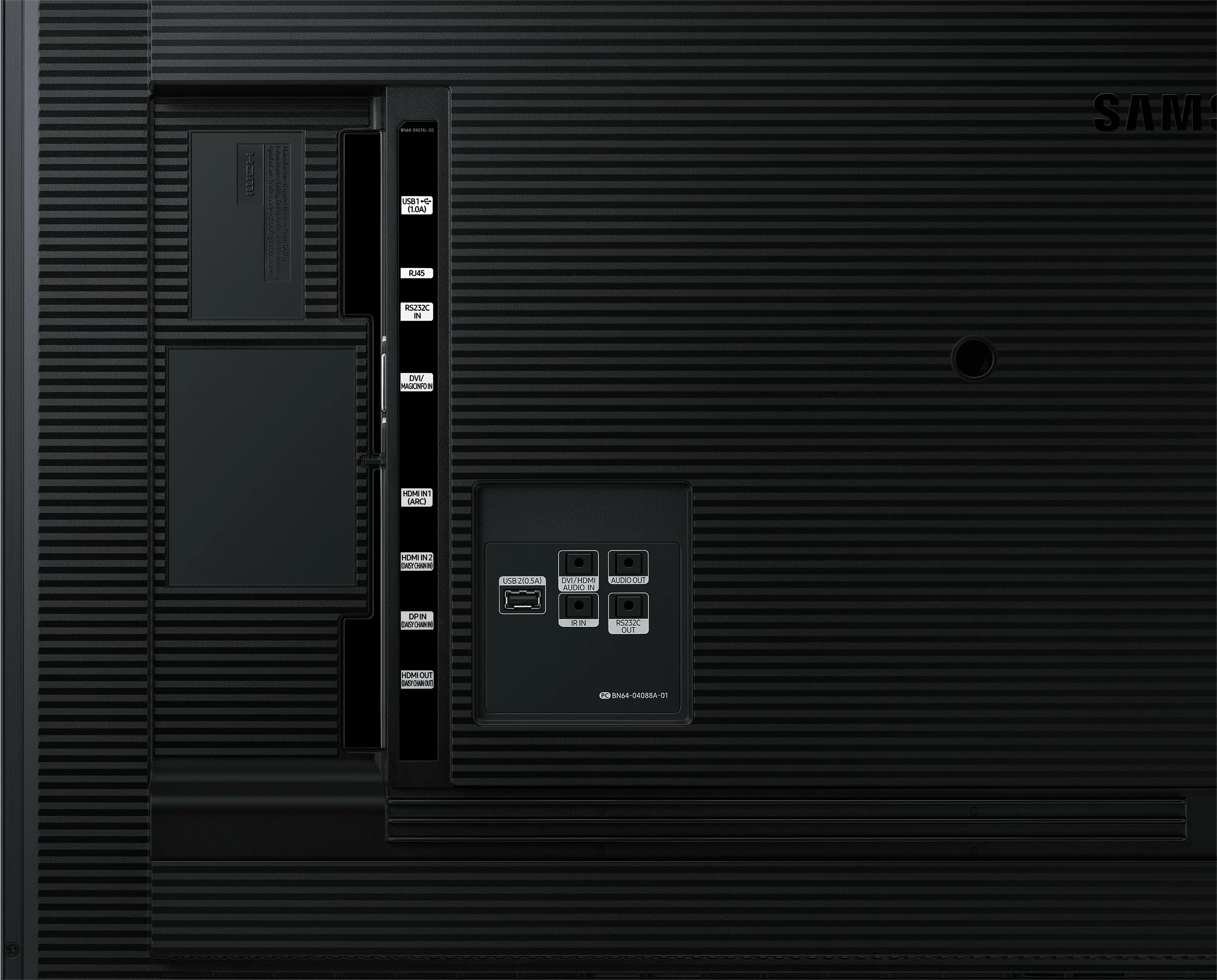 Panel digjital Samsung QM32R-T, 32", LCD, Full HD, Wi-Fi, e zezë