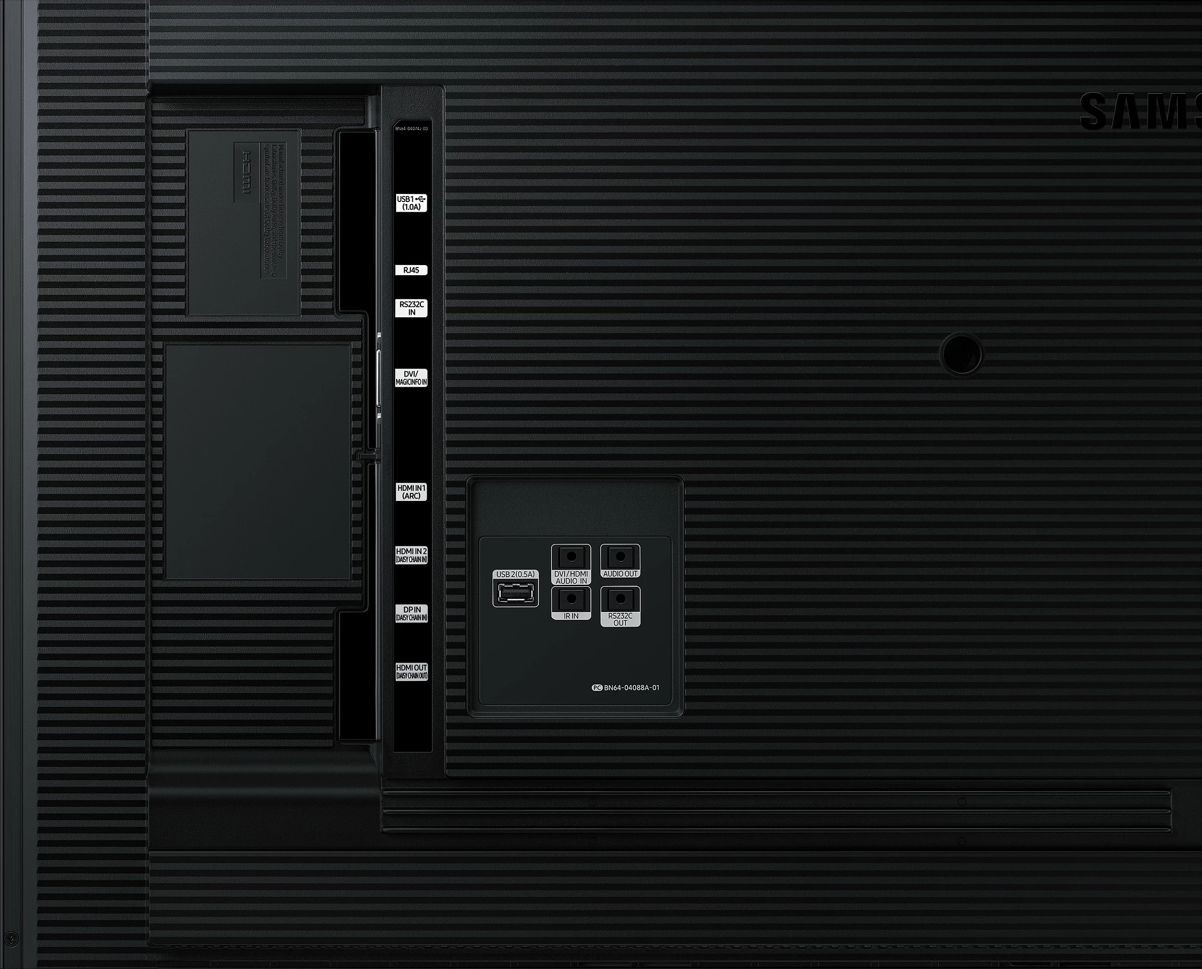 Panel digjital Samsung QM32R-T, 32", LCD, Full HD, Wi-Fi, e zezë