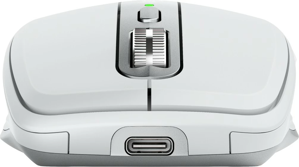 Maus Logitech MX Anywhere 3S, Djathtas, Laser, RF Wireless + Bluetooth, 8000 DPI, Gri, Bardhë