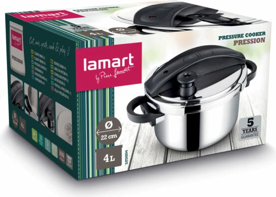 Tenxhere me presion Lamart LTDSD4, 4 L