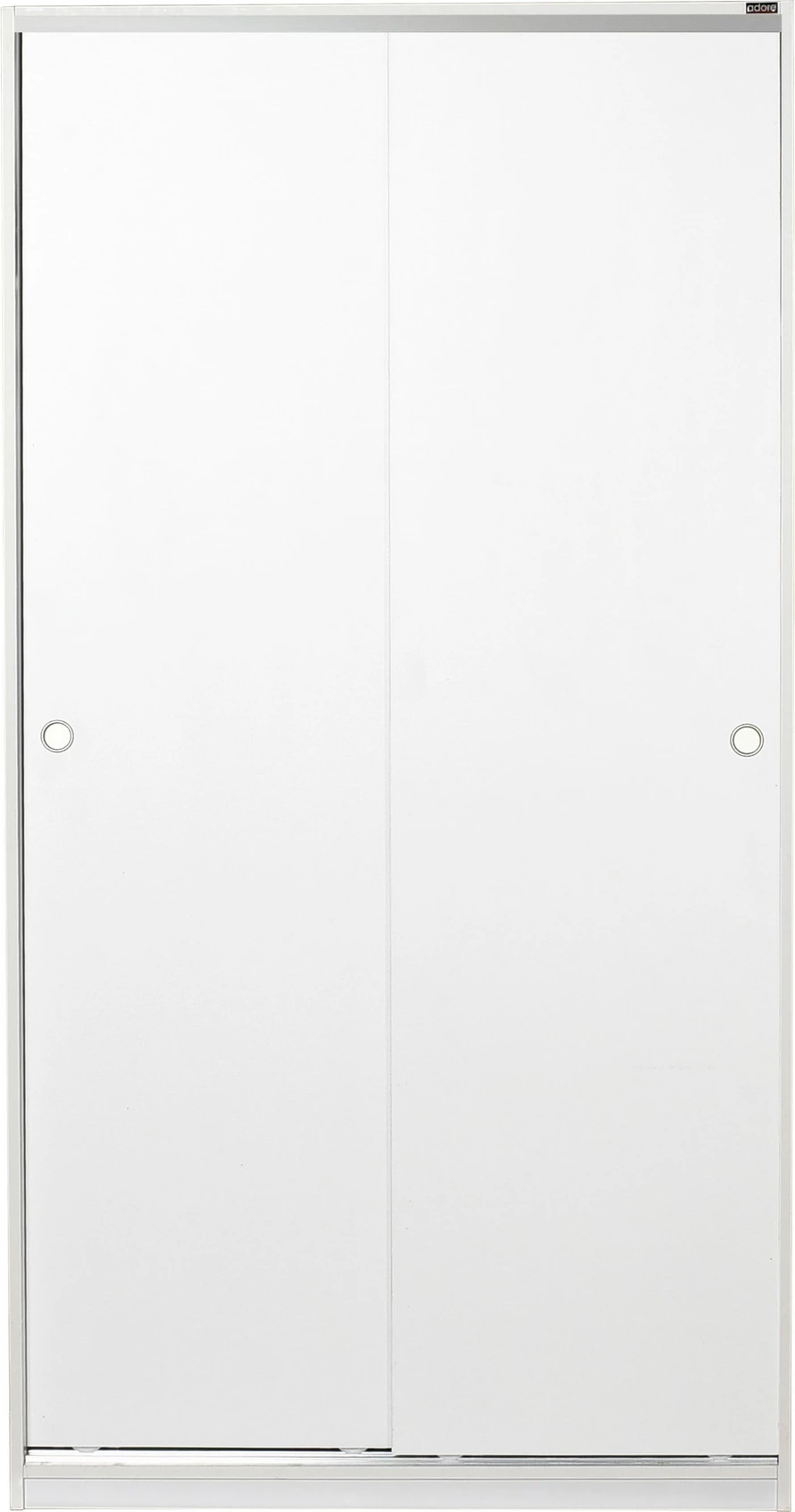 Dollap me dyer rrëshqitëse, ngjyrë e bardhë, Hanah Home, SWD-436-BB-2