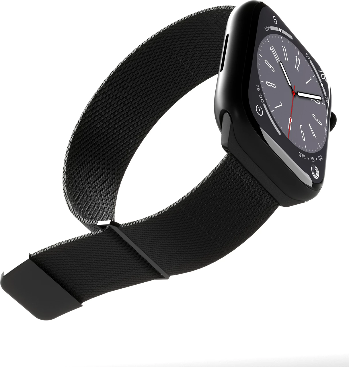 Rrip Milanese për Apple Watch Puro, për 42-44-45-49mm, i zi