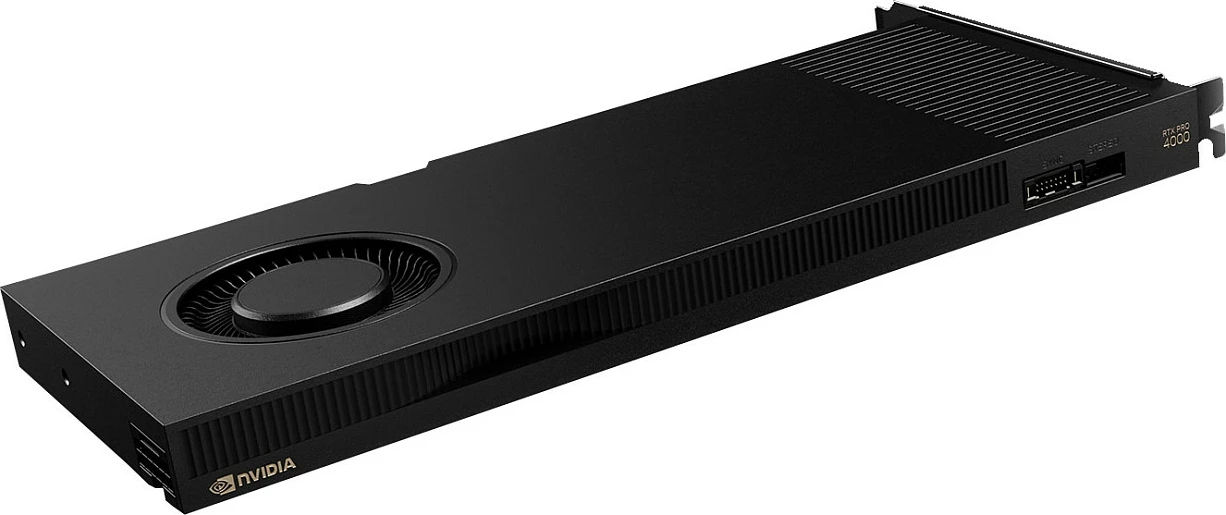 Kartelë grafike NVIDIA RTX PRO 4000 Blackwell, 24GB GDDR7, PCIe x16 5.0, 4x DisplayPort, e zezë