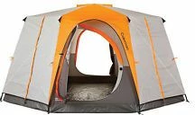 Tendë kampingu Coleman Octagon 8 për 8 persona, 396x396x208 cm, Portokalli