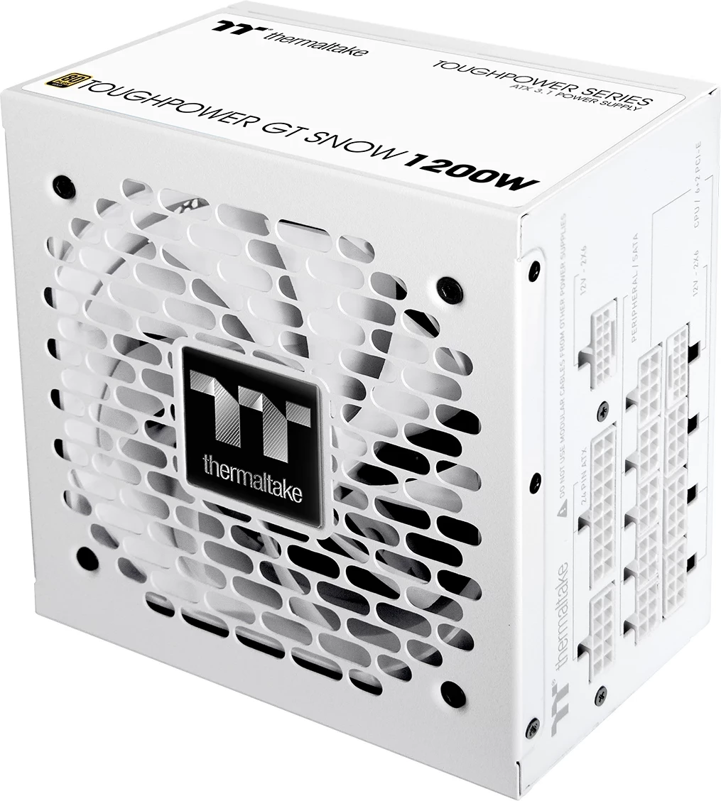 Furnizues energjie Thermaltake Toughpower GT Snow 1200W, ATX 3.1, 80 Plus Gold, i bardhë