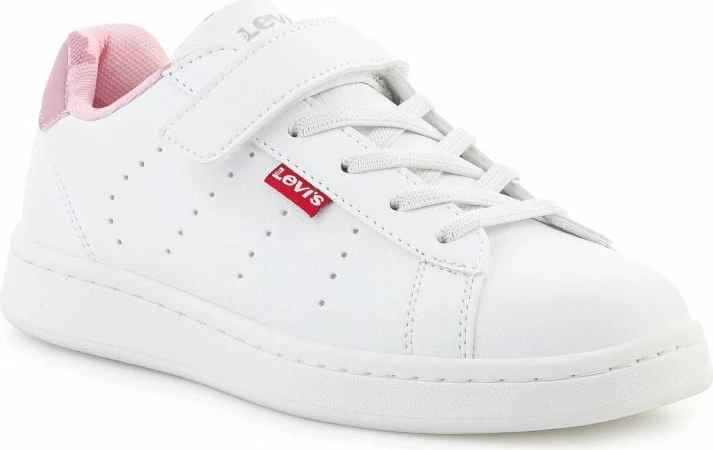 Atlete fëmijësh Levi's AVENUE 0282S-3821, të bardha/rozë