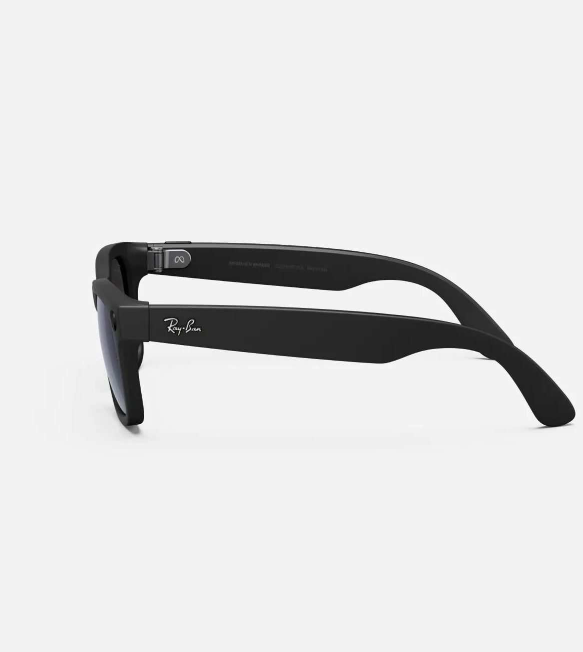 Syze dielli smart Ray-Ban Meta Wayfarer RW4008 601ST353, 32GB, kamerë 12MP, polarizuese UV400, me kasë karikimi + leckë, zezë mat/grafit