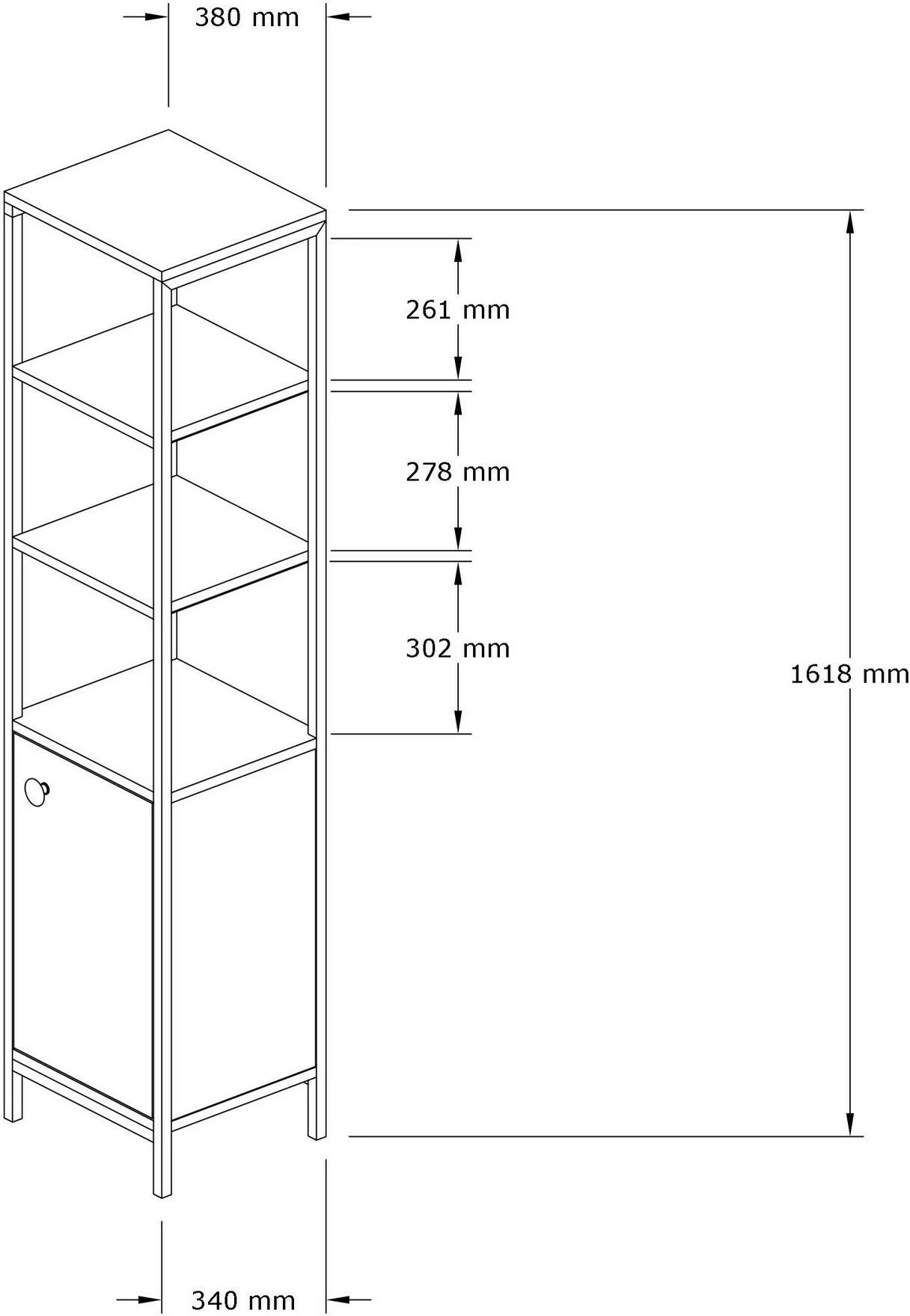 Dollap banjoje Hanah Home Derin, ngjyrë safir dhe antracit