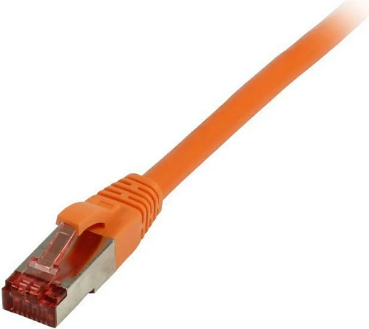 Patch kabllo rrjeti Synergy21 RJ45 CAT6, 0.5m, 250MHz, S/FTP (S-STP), TPE/LSZH Superflex, portokalli