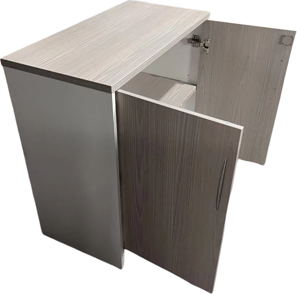 Dollap zyre Armadi, ngjyrë gri-bardhë, 80x40x80cm