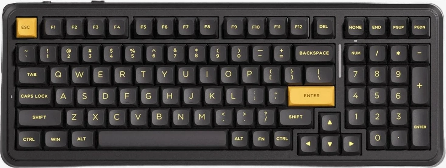 Tastierë gaming Mchose K99 V3, mekanike, RGB, wireless, 96%, e zezë