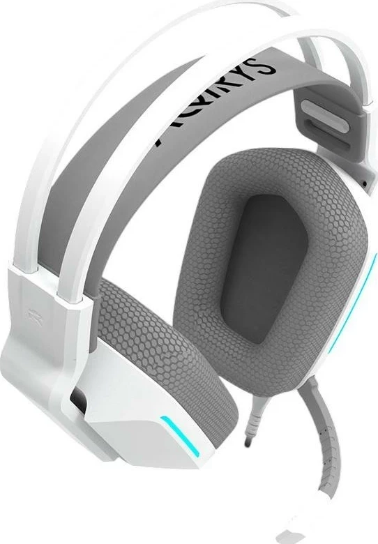 Kufje gaming Aqirys Alya 7.1 VS, me mikrofon, të bardha