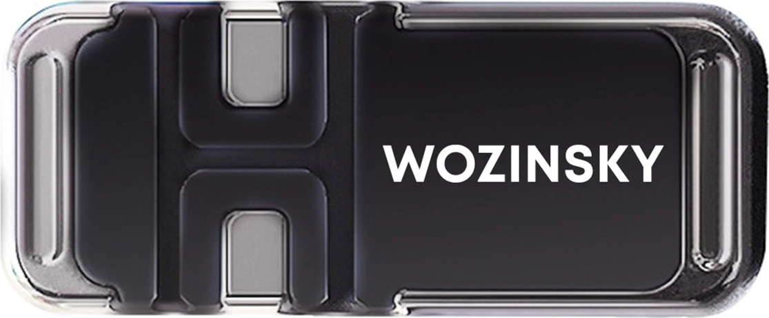 Mbajtës magnetik për telefon Wozinsky WMCDO-B1 me organizues kabllosh, i zi